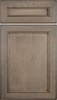 Dura Supreme's Madison flat panel cabinet doors feature beaded detail on profiles. Clean transitional style for any space.