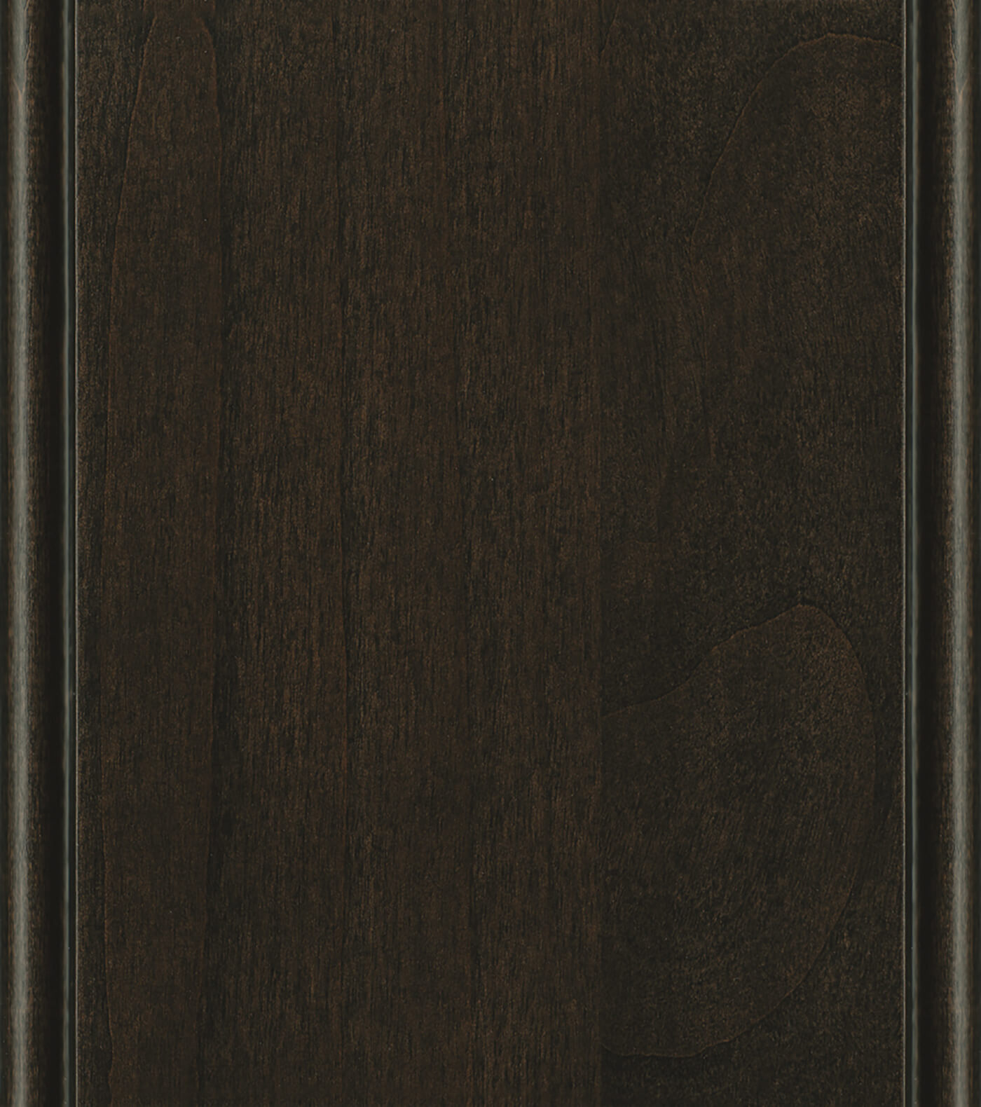 Poppy Seed Stain on Knotty Alder