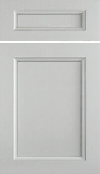 The Covington door style is a flat panel door with a deep center panel and elegant profiles.
