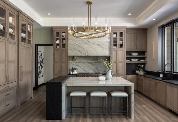 A Modern Prairie styled kitchen design.