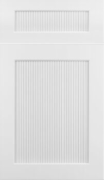 The Reeded Panel cabinet door insert option for Dura Supreme Cabinetry.