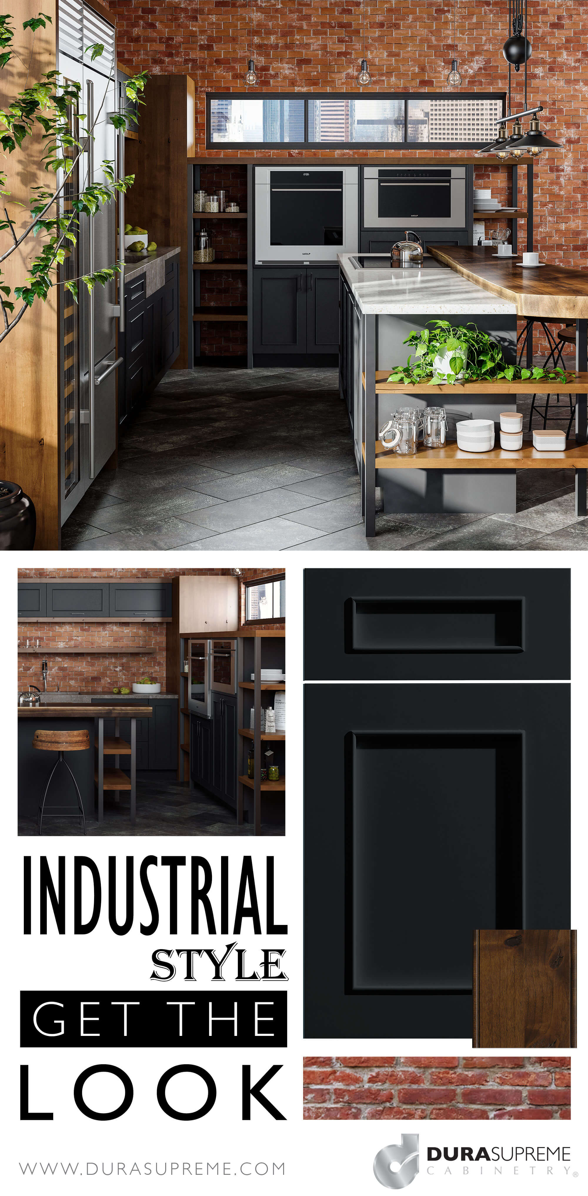 Get the Look! Industrial Loft Interior Design Style.